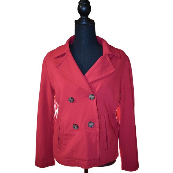 Chico's Jackets & Blazers - CHICOS Red Blazer Women's size small, Office wear, Comfy Soft Fabric